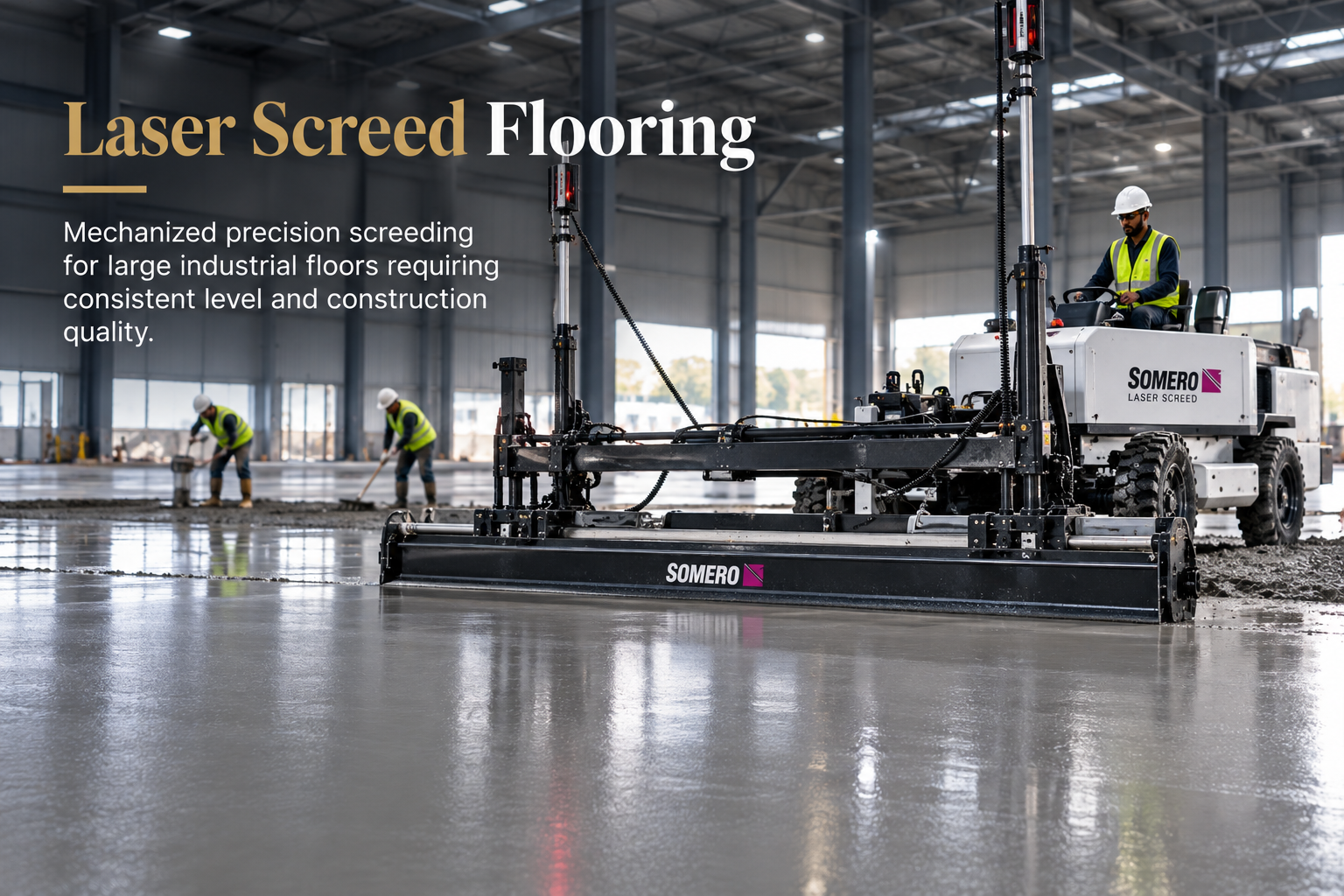 Laser Screed Flooring industrial flooring application